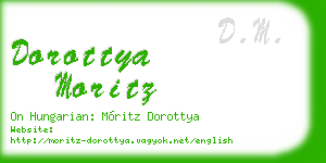 dorottya moritz business card